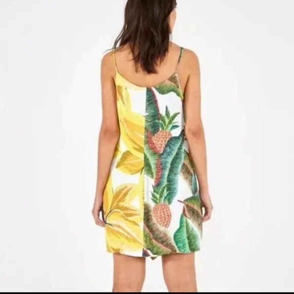 FARM Rio Azalea Forest Mini Wrap Dress Size XL - Picture 2 of 10